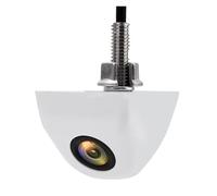 Cámara Trasera Cámaras Gran Angular De 120 Grados Cámara De Visión Trasera De Marcha Atrás De Coche Imagen En Color De Alta Definición Vídeo Visión Nocturna Cámaras Respaldo(Blanco)