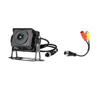 Cámara Trasera Coche Cámara Visión Trasera Coche Autobús Y Camión Lente Gran Angular Ojo Pez 170° AHD 1920 * 1080P Visión Nocturna Starlight Alta Definición Camara Marcha Atras(YP637-RCA)