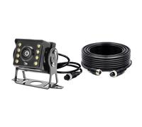 Cámara Trasera Coche Cámara Visión Trasera Coche Autobús Y Camión Lente Gran Angular Ojo Pez 170° AHD 1920 * 1080P Visión Nocturna Starlight Alta Definición Camara Marcha Atras(YP638-5M)