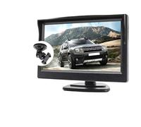 Cámara Trasera Coche Monitor AHD IPS De 5 Pulgadas, 1920 X 1080P, Alta Definición, 170 Grados, Visión Nocturna, Cámara De Marcha Atrás para Coche(AHD818)