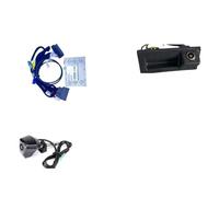 Cámara Trasera para A5 8T 8F F5 S5 B9 8W Q5 FY para Sportback para MIB Pantalla OEM 7-8 Pulgadas HD Vista Trasera Delantera Kit Cámara Marcha Atrás Reversa(Front Rear,A AT)