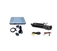 Cámara Trasera para X5 E70 F15 X6 E71 F16 2010-2018 para EVO ID5 6 OEM Pantalla Plug and Play HD Vista Trasera Delantera Kit Cámara Reversa Respaldo Reversa(Decoder,MT)