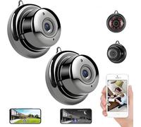 Cámara ultra invisible sin enchufe, HD 1080p, cámaras pequeñas ocultas inalámbricas, gran angular de 170°, batería de larga duración, sin taladro, cámara de seguridad portátil para interiores con