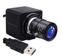 Cámara USB de 5 MP con lente varifocal de 2,8 a 12 mm, zoom manual 4X, cámara web de quemadura de luz, sensor OV5640, cámara de primer plano, 1944P, cámaras de swing de golf, Plug & Play, para Mac