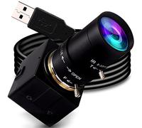 Cámara USB de 8 MP con zoom manual, cámara web 4K, 5-50 mm, enfoque variable, para computadora, mini UVC, USB2.0, cámara web IMX317 Varifocal USB con cámara, cámara de vídeo industrial de primer plano