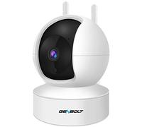 Cámara Vigilancia WiFi Interior,GENBOLT Cámara de Seguridad para el hogar WiFi,IP para bebés con detección Humana, cámara Mascotas con Auto-Crucero, grabación en Bucle de 1080P con Alarma de Audio
