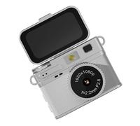 Cámara Vintage con Pantalla Invertida, pequeñas cámaras Digitales con Pantalla de 1, 47 Pulgadas, Carga Tipo C para fotografía, grabación de vídeo, cámara Digital Antigua, Bolsillo de Viaje, Pantalla