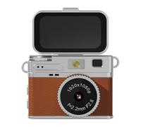 Cámara Vintage con Pantalla Invertida, pequeñas cámaras Digitales con Pantalla de 1, 47 Pulgadas, Carga Tipo C para fotografía, grabación de vídeo, cámara Digital Antigua, Bolsillo de Viaje, Pantalla