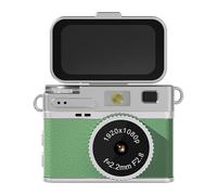 Cámara Vintage con Pantalla Invertida, pequeñas cámaras Digitales con Pantalla de 1, 47 Pulgadas, Carga Tipo C para fotografía, grabación de vídeo, cámara Digital Antigua, Bolsillo de Viaje, Pantalla