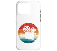 Cámara Vintage Director de Película Silla Cinematográfica Carcasa para iPhone 16 Pro