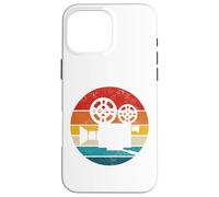 Cámara Vintage Director de Película Silla Cinematográfica Carcasa para iPhone 16 Pro MAX