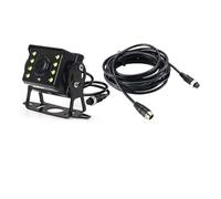 Cámara visión Trasera AHD 1920 * 1080P Starlight Visión Nocturna Vehículo Vista Trasera Cámara Respaldo Marcha Atrás para Camión para Autobús para Coche(1080P 5m)