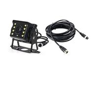 Cámara visión Trasera AHD 1920 * 1080P Starlight Visión Nocturna Vehículo Vista Trasera Cámara Respaldo Marcha Atrás para Camión para Autobús para Coche(1080P 10m)