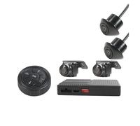 Cámara Visión Trasera Cámara 3D 360 para Coche, Grabadora De Vídeo DVR 1080P con Cámara De Visión Periférica Inteligente con IA Camara Marcha Atras(Only 360)