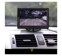 CáMara VisióN Trasera CáMara De Marcha AtráS para Cámara Respaldo Coche/Vista Trasera/DVD/Reproductor Multimedia Monitor De Pantalla TFT LCD HD 5 Pulgadas 800X480 con Soporte Montaje Dual
