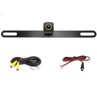 Cámara Visión Trasera Cámara De Visión Trasera Universal 4K AHD 1080P CCD para Coche Soporte para Matrícula Marco De Cámara De Salpicadero Decoración Camara Marcha Atras(A CVBS AHD)