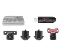 Cámara Visión Trasera Cámara Panorámica Universal De 360 Grados con Visión Periférica, Monitor De Aparcamiento, 1080P, 307 WDR Camara Marcha Atras(360 with 64G USB)