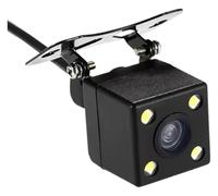 Cámara visión Trasera Cámara Respaldo para Automóvil Imagen A Color Grabadora Conducción 4 Pines HD Nocturna 4 Luces Impermeable A Prueba Golpes Video Marcha Atrás