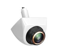 Cámara visión Trasera del automóvil Cámara de Imagen Marcha atrás Full HD, cámara visión Trasera Coche Nocturna Gran Angular 170 °, Lente Ojo pez AHD CVBS 1080P o 720P(Blanco,720P)