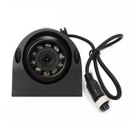 Cámara visión Trasera del automóvil Conector de aviación AHD 1080P cámara visión Trasera Lateral 9 LED IR Impermeable para Sistema grabadora MDVR camión(24V)