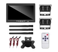 Cámara Visión Trasera Inalámbrica para Camión 7 Pulgadas 12 V-24 V Camara Marcha Atras(Monitor with 2camera)