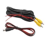 Cámara Visión Trasera Universal para Vehículo Lente Ojo Pez Negro Visión Nocturna Resistente Agua Trayectoria Dinámica 170°AHD Cámara Respaldo(Wire Rod)