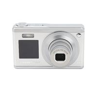 Cámara Vlog, Cámara Digital Inteligente Antivibración, Enfoque Automático, Captura de Cara Sonriente, 750 MAh para Viajes (Silver)