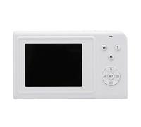 Cámara Vlogging, Cámara de Vídeo Digital 56MP 16x Zoom Digital con Luz de Relleno para Principiantes (White)