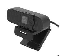Cámara Web 2K UHD con Micrófonos de Reducción de Ruido, Calibración Automática del Color de la Luz, Visión Gran Angular, Plug and Play para PC/portátil/Escritorio/TV