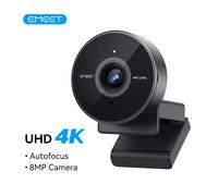 Cámara web 4K Cámara web 1080P 60fps con micrófono Mini cámara USB para computadora/escritorio/portátil Cámara web EMEET Webcam 4K