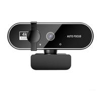 Cámara web 4K de alta definición para laptop, cámara de computadora USB con micrófono reductor de ruido y obturador de privacidad para reuniones (4k)