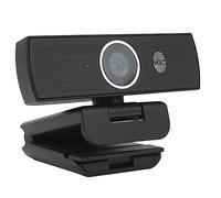 Cámara Web 4K UHD de 8 MP con Enfoque Automático con Micrófono Incorporado, Zoom Digital Táctil, Cubierta Protectora Magnética, Micrófono con Reducción de Ruido, Cable de Datos