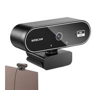 Cámara web 4K: videocámara, monitor inalámbrico | Dispositivo de transmisión Ultra HD, de lentes de enfoque automático para llamadas de negocios, reuniones en computadoras portátiles, video en