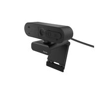 Hama | Webcam USB Full HD 1080p con Micrófono Estéreo y Enfoque Automático (Cámara para PC y Portátil, Protección de Privacidad, Conexión Plug & Play USB-A) Negra.