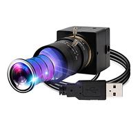 Cámara web Hotpet con lente varifocal de 5-50 mm, USB de 5 megapíxeles, HD 2592 x 1944, 15 fps, zoom 10X, sensor Aptina, compatible con Android, Windows, Linux y Mac, Plug & Play, OTG 2.0.