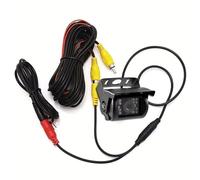 Cámara Web Marcha Atrás Automóvil Cámara Visión Trasera HD Gran Angular Autocaravana Camión Autobús 12 V-24 V Incluye 15 M Cable para RCA Nocturna Infrarroja 18 LED