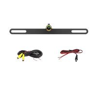 Cámara Web Marcha Atrás Automóvil Cámara Visión Trasera Universal para Coche Marco Matrícula CCD 180 Grados AHD 1080P Impermeable Nocturna Marcha Atrás(CVBS AHD)