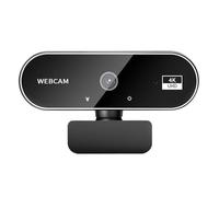 Cámara web para PC, cámara web | Monitor de video HD con resolución 4K para computadora de escritorio, laptop, llamadas, equipos de conferencia, reuniones, juegos