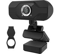 Cámara Web PIPRE para PC con micrófono 1080P FHD, USB Plug-and-Play con Cubierta de privacidad, Adecuado para reuniones de Escritorio y portátiles, Zoom, Skype, Facetime, Windows, Linux y Mac, Negro