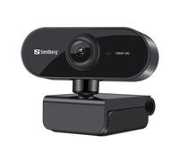 Cámara web Sandberg USB Webcam Flex 1080P HD Full HD con micrófono