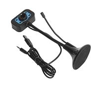 Cámara Web USB, Cámara de Video para Computadora Manula sin Unidad con Micrófono Externo, 4 Luces LED Integradas, Plug and Play, para Grabación de Conferencias