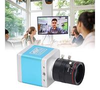 Cámara Web USB con Montura C/CS Lente Manual de 6-12 Mm Cámara UVC de 4K a 30 Fps para Mac Wins OS X Linux, Cámara Industrial USB, Cámara de Enfoque Variable de 41 MP (Enchufe de la UE)