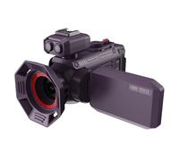 Cámara WiFi 4K UHD con zoom óptico de 50X y sensor de 53MP, para impresionantes fotografías y visiones nocturnas, LCD de 3 pulgadas, batería integrada de 2500 mAh, soporta almacenamiento de tarjeta TF