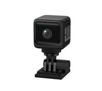 Cámara WiFi HD 1080P con Visión Nocturna, Visualización Remota y Detección Móvil de Larga Duración para Seguridad del Hogar, Color Negro.