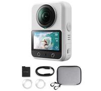 Cámara Xtra Sphra360 360, video panorámico 8K, equivalente a sensor de 1 pulgada, alta resolución de 100 MP, cámara de acción impermeable, almacenamiento integrado de 105 GB, tiempo de bala, amplia