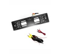 CáMaraDe Marcha AtráS para Coche Cámara de visión Trasera con LED y visión Nocturna HD para Marco de matrícula Europea, CCD, Compatible con Marco de matrícula Europeo. Impermeable Monitor