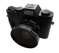 Cámaras de acción 4K Alta definición 16x cámara Digital Micro único Retro con WiFi lapso de Tiempo disparando cámara Digital Profesional vlog Múltiples Modos de Disparo, Disparo fácil (Color : Wide a