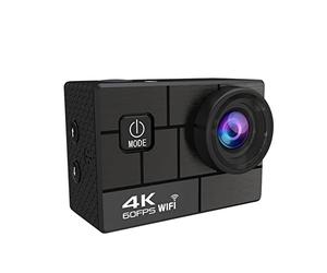 Cámaras de acción Cámara de acción Ultra HD 4K / 6 0 Cuadros por Segundo WiFi 2.0" Cámaras Casco 170D bajo el Agua a Prueba de Agua la cámara de vídeo del Casco for Motocicletas Carcasa Impermeable y
