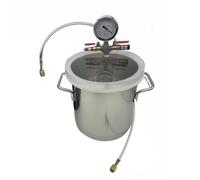 Cámaras de desgasificación al vacío con tapa acrílica transparente y manguera, Equipo de Cámara de Vacío para Laboratorio 2 3 5.5 6 9 13 19 20 26 Gal, para Colada de Resina/Epoxy/Estabilización de Mad