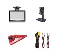 Cámaras De Visión Trasera Monitor LCD TFT Coche para Master 3 De 5 Pulgadas con Ventosa Y Soporte con Cámara para Luz De Freno
